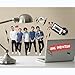 RoomMates 1 Direction - I Love ID Peel and Stick Wall Decals