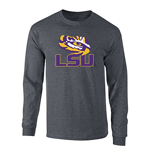 LSU Tigers Long Sleeve Shirt Charcoal