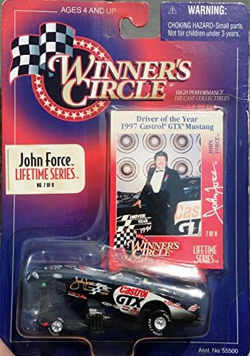 Winner's Circle John Force Lifetime Series 1997 Driver of the Year CASTROL GTX MUSTANG FUNNY CAR NHRA