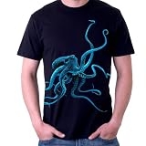 Octopus T-shirt/tee Asst Colors by Dolphin Shirt Company