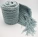 Handmade Chunky Scarf in Vintage Blue-gray - Gift Idea for Men (100% Knitted By Hand)
