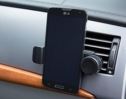 Camilton Smartphone Car Cell Phone Air Vent Mount for iPhone 4 4S 5 5C 5S 6 - Android, Samsung Galaxy S3 S4 S5, Nokia Lumia 1020 925 928 920, BlackBerry Q10 Q5 Z30 Z10, (Black)