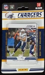 2012 Score San Diego Chargers Factory Sealed 12 Card Team Set