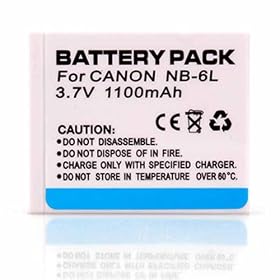 NEEWER? NB-6L Battery For Canon Powershot Cameras SD980 D10 S90 [Camera]