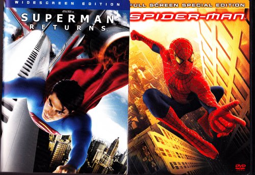  Spiderman , Superman Returns : 2 Pack Collection