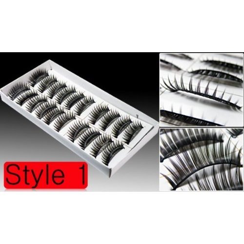 10 Pairs of Reusable Thick False Eyelashes