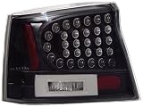 Anzo USA 321014 Dodge Charger Black LED Tail Light Assembly - (Sold in Pairs)