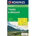 Trento e dintorni: Wander- und Radtourenkarte. GPS-compatible. 1:25.000