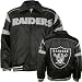 Oakland Raiders 2008 Pig Napa Elite Leather Varsity Jacket