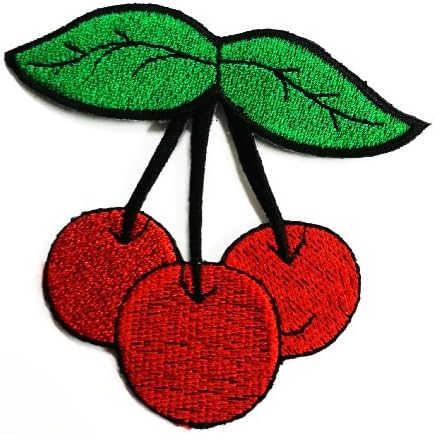 Cherry Cherries Fruit Slot Machine Gaming Las Vegas Embroidered Applique Iron-on Patch New. By Pbear Shop