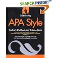 Mastering APA Style: Student's Workbook and Training Guide Fifth Edition by  Harold Gelfand, Charles J. Walker, and American Psychological Association