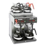 BUNN 23400.0011 12 Cup Coffee Brewers Thermo Fresh 4/2 TWIN 120/240V Stainless Steel Funnel