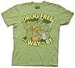 Mens Teenage Mutant Ninja Turtles Drug Free T-shirt