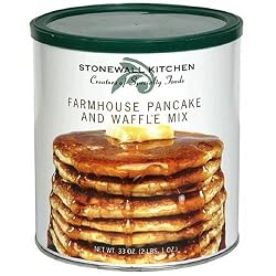 Stonewall Kitchen Farmhouse Pancake and Waffle Mix, 33-Ounce Cans (Pack of 2)
