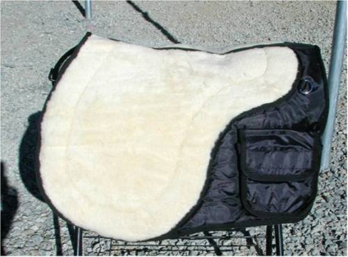 Australian fleece saddle pad with pockets