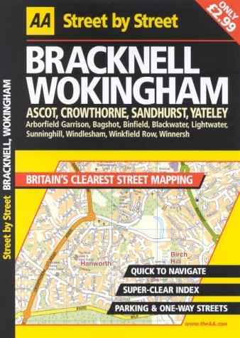 AA Street by Street Bracknell, Wokingham