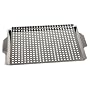 Outset QS71 Stainless Steel Large 17" x 11" Grill Grid with Handles