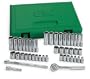 SK 91844 44 Piece 1/4-Inch Drive 6 Point Standard and Deep Socket Set with 18 Piece 3/16-Inch to 9/16-Inch and 23 Piece 4-Millimeter to 15-Millimeter Assortments