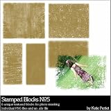 Photoshop Brushes - Stamped Blocks No. 05 Brushes and Stamps