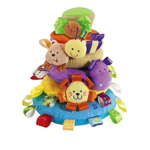 Childrens Toyshop  Toys : Taggies Animal Friends Stacker