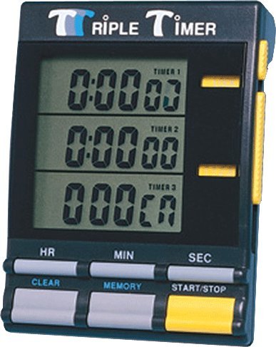 General Tools TI891B Triple Timer with Clock