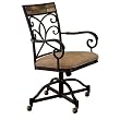 Pompeii Set of 2 Dining Chairs with Casters