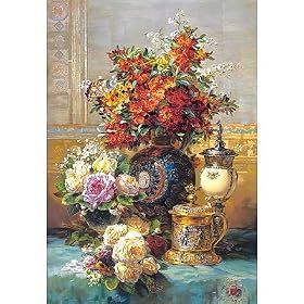 Castorland - Puzzle 1500 pi�ces - Jean-Baptiste Robie : Fleurs sur une table