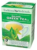 Traditional Medicinals - Golden Green Tea, 16 bags