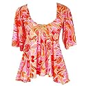 Paris Hilton Flower Mimosa Top Pink Extra Small