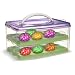 Snap 'N Stack Egg-Tainer for Whole or Deviled Eggs - Purple by Snapware