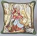 Kitchen & Housewares : Mrs Rabbit in the Woods Needlepoint Pillow - 14 inches