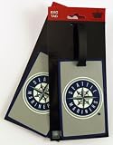 Seattle Mariners Two Pack Soft Laser Bag Tag