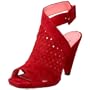 Franco Sarto Women's Thirst Sandal,Red Kid Suede,10 M US