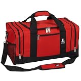 UPC 742065000020 product image for Everest Luggage Sporty Gear Bag, Red/Black, Red/Black, One Size | upcitemdb.com