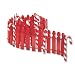 Department 56 Original Snow Village 24-Inch Candy Cane Fence