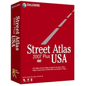 Street Atlas USA 2007 Plus DVD by Delorme