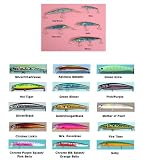 Challenger Minnow Series Lures Color: Silver/Chartreuse (#396); Size: Deep Minnow - 4 1/2 (#62)