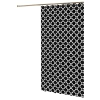 In-Style Geo Shower Curtain, Black , Geometrics