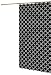 In-Style Geo Shower Curtain, Black , Geometrics