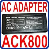 HQRP Replacement AC Power Adapter ACK-800 ACK800 for Canon PowerShot A100 , A200 , A300 , A310 , A400 , A410 , A500 , A510 , A520 Digital Cameras
