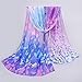 FEITONG New Women Printed Design Soft Chiffon Shawl Wraps Scarf