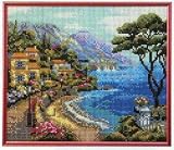 【元廣】ビーズキット スキルギャラリー「海辺の町」 G744