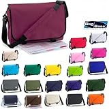 Original Bag Base Messenger Bag / Kuriertasche / Umh�ngetasche mit Schultergurt und Reissverschlusstaschen in 20 Farben mit Gratis Schl�sselanh�ngervon "Bag Base"