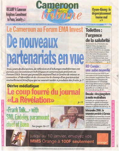 Childrens Toyshop  Magazines : Cameroon Tribune