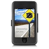 yooZoo Aluminum Hard Case for Apple iPod Touch 8GB and 16GB MP3 Players with Belt Clip Midnight Black