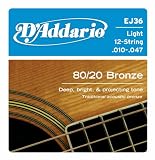 51E8XtCosbL. SL160  Buy D Addario Acoustic Guitar Strings