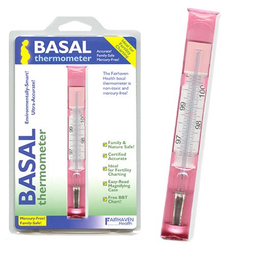 HealthPersonalCare: Non mercury Glass Basal Thermometer