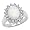 2.30 Carat Genuine Opal Oval & Tanzanite Round Ring