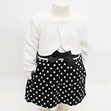 (アリサナ) arisana ベビー フォーマル 女の子 ボレロ+ロンパース2点セット カバーオール 70cm ブラック