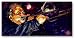 00174 Canvas Art Home Decor Jazz Giclee Painting Til the Roof Comes Off by Michelle Carnes Ready to Hang Gallery Wrap Style